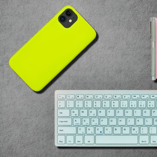 Chartreuse geel - effen kleur Case-Mate iPhone case