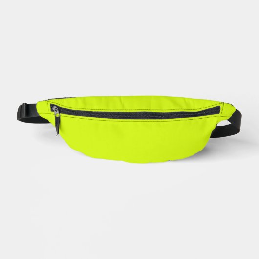 Chartreuse Geel effen kleur Heuptasje (Voorkant)