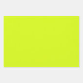 Chartreuse Geel effen kleur Inpakpapier Vel (Voorkant)