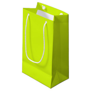 Chartreuse Geel effen kleur Klein Cadeauzakje