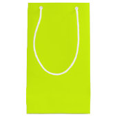 Chartreuse Geel effen kleur Klein Cadeauzakje (Voorkant)