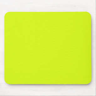 Chartreuse Geel effen kleur Muismat