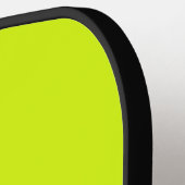 Chartreuse Geel effen kleur Pickleball Paddle (Links Detail)