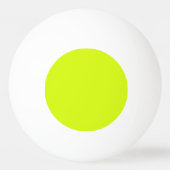 Chartreuse geel effen kleur pingpongbal (Achterkant)