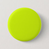 Chartreuse Geel effen kleur Ronde Button 5,7 Cm (Voorkant)