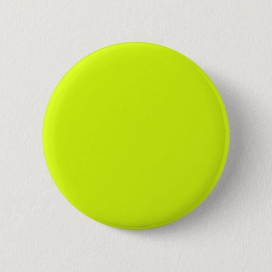 Chartreuse Geel effen kleur Ronde Button 5,7 Cm (Voorkant)