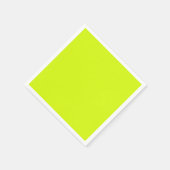Chartreuse Geel effen kleur Servet (Hoek)