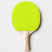 Chartreuse Geel effen kleur Tafeltennisbatje (Achterkant)