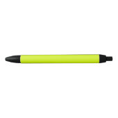 Chartreuse Geel effen kleur Zwarte Inkt Pen (Voorkant)