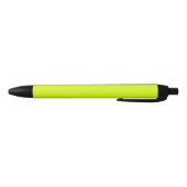 Chartreuse Geel effen kleur Zwarte Inkt Pen (Bodem)
