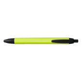 Chartreuse Geel effen kleur Zwarte Inkt Pen (Achterkant)