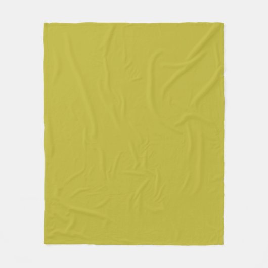 CHARTREUSE Geelachtig Groen Effen Kleur Fleece Deken (Voorkant)