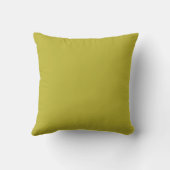 CHARTREUSE Geelachtig Groen Effen Kleur Kussen (Achterkant)