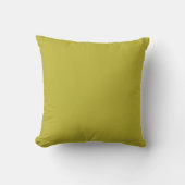 CHARTREUSE Geelachtig Groen Effen Kleur Kussen (Voorkant)