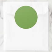 Chartreuse, geelgroen ronde sticker (Tas)