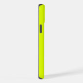 Chartreuse Gele Naam Fluorescerende Neon Kleur iPhone Hoesje (Rechterkant)