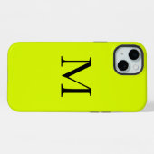 Chartreuse Gele Naam Fluorescerende Neon Kleur iPhone Hoesje (Achterkant horizontaal)