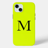 Chartreuse Gele Naam Fluorescerende Neonkleur Case-Mate iPhone Case (Achterkant)