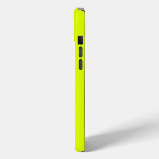 Chartreuse Gele Naam Fluorescerende Neonkleur Case-Mate iPhone Case (Achterkant / Links)