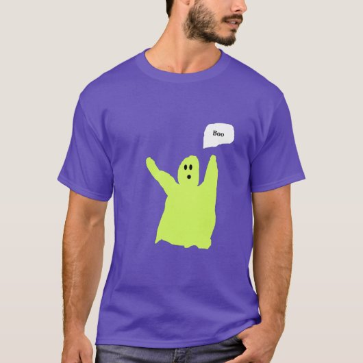 Chartreuse Ghostie Boo apparel T-shirt (Voorkant)