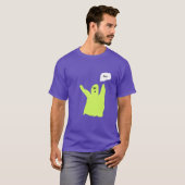 Chartreuse Ghostie Boo apparel T-shirt (Voorkant volledig)