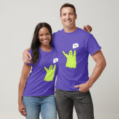 Chartreuse Ghostie Boo apparel T-shirt (Unisex)