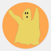 Chartreuse ghostie stickers (Voorkant)