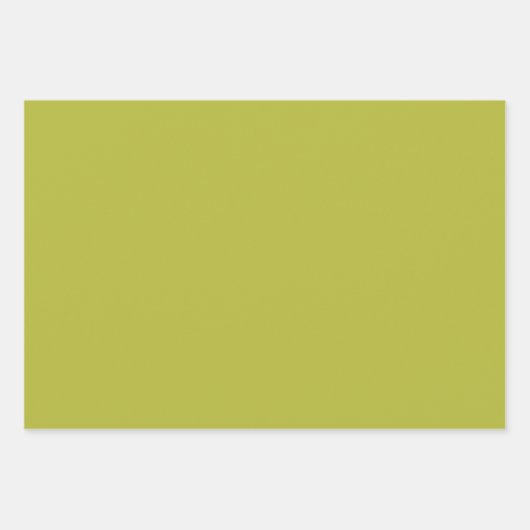 Chartreuse Gingham Inpakpapier Vel (Voorkant 2)