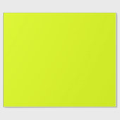 Chartreuse Glossy Wrapping Paper Cadeaupapier (Vlak)