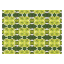 Chartreuse Green Abstract Hydrangea Blooms Patroon Tafelkleed