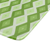 Chartreuse green diamond pattern snijplank (Hoek)