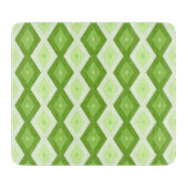 Chartreuse green diamond pattern snijplank (Voorkant)