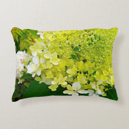 Chartreuse Green, Limelight Hydrangea Accent Kussen