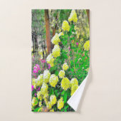 Chartreuse Green Limelight Hydrangea Garden Bad Handdoek (Handdoek)