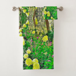 Chartreuse Green Limelight Hydrangea Garden Bad Handdoek