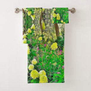 Chartreuse Green Limelight Hydrangea Garden Bad Handdoek