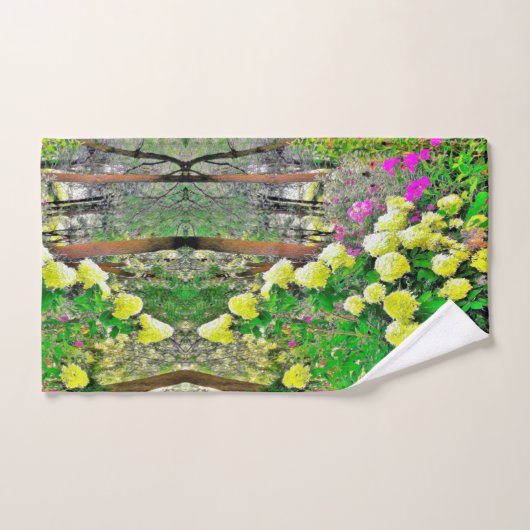 Chartreuse Green Limelight Hydrangea Garden Bad Handdoek (Handdoek)