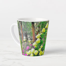 Chartreuse Green Limelight Hydrangea Garden Latte Mok