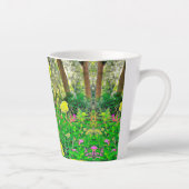 Chartreuse Green Limelight Hydrangea Garden Latte Mok (Rechts)