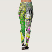 Chartreuse Green Limelight Hydrangea Garden Leggings (Achterkant)