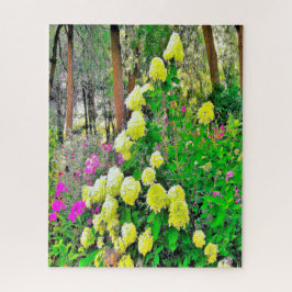 Chartreuse Green Limelight Hydrangea Garden Legpuzzel