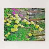 Chartreuse Green Limelight Hydrangea Garden Legpuzzel (Horizontaal)