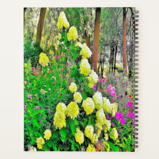 Chartreuse Green Limelight Hydrangea Garden Planner (Achterkant)