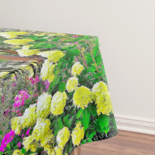 Chartreuse Green Limelight Hydrangea Garden Tafelkleed (Voorbeeld)