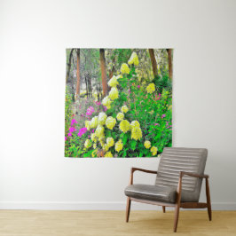 Chartreuse Green Limelight Hydrangea Garden Wandkleed