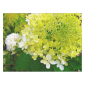 Chartreuse Green, Limelight Hydrangea Tafelkleed (Voorkant (Horizontaal))