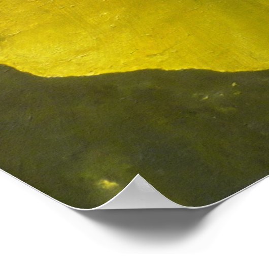 Chartreuse Green Peony Poster (Hoek)