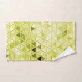 Chartreuse Green Wedding Mosaic Tile Handdoek (Handdoek)