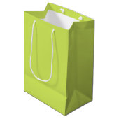 Chartreuse Greenery Medium Cadeauzakje (Voorkant Gekanteld)