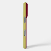 Chartreuse Groen en Bourgondië Strepen Patroon Case-Mate iPhone Case (Achterkant / Rechts)
